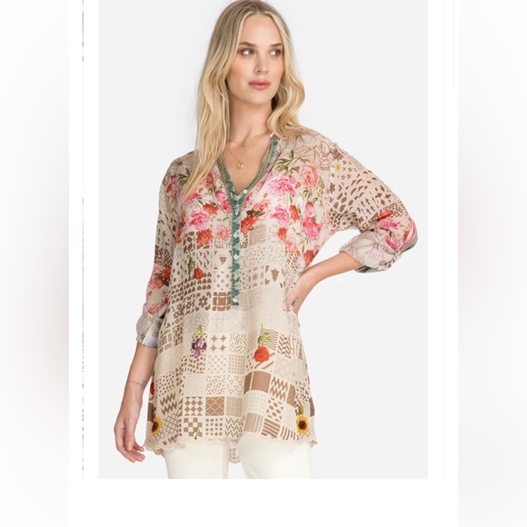 Johnny Was Janice Tunic top - Picture 7 of 8